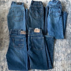 Levi, Silver jeans Boys size 12  5 pair bundle